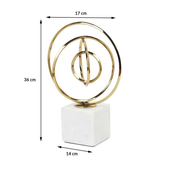 Seamless Circle Ensemble in Gold