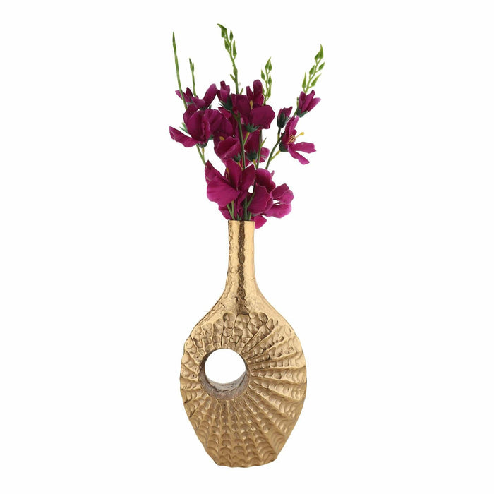 Seashell Serenity Vase - Large Gold - Ouch Cart