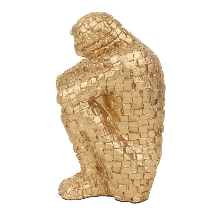 Secluded Thinker in Gold M.M.I. OVERSEAS
