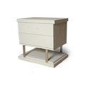 Shaun 2 Drawer Bedside Table Ouch Cart