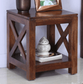 Sheesham Wood Bedside Table for Bedroom | Wooden Side End Table - Ouch Cart