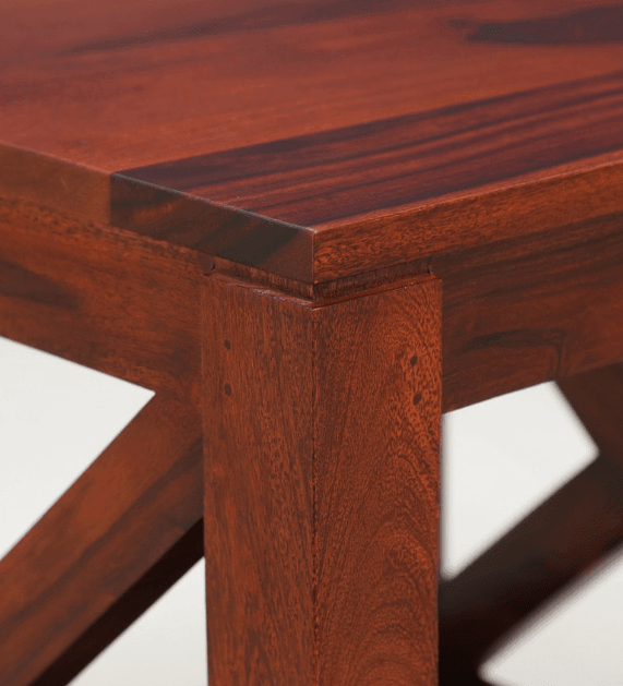 Sheesham Wood Bedside Table for Bedroom | Wooden Side End Table - Ouch Cart