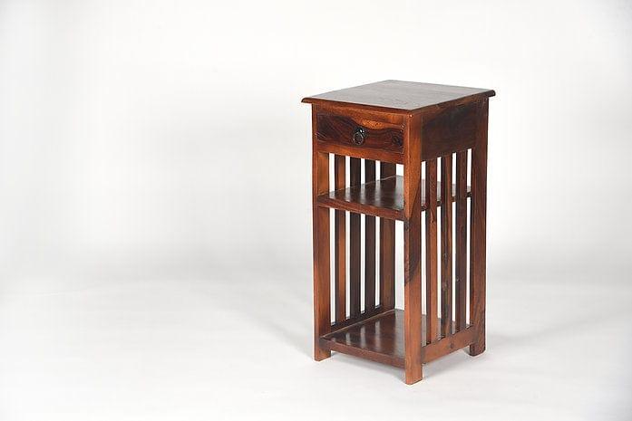 Sheesham Wood Chitramaya Side Table - Ouch Cart