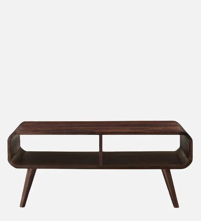 Sheesham Wood Coffee Table in Provincial Teak Finish - Ouch Cart