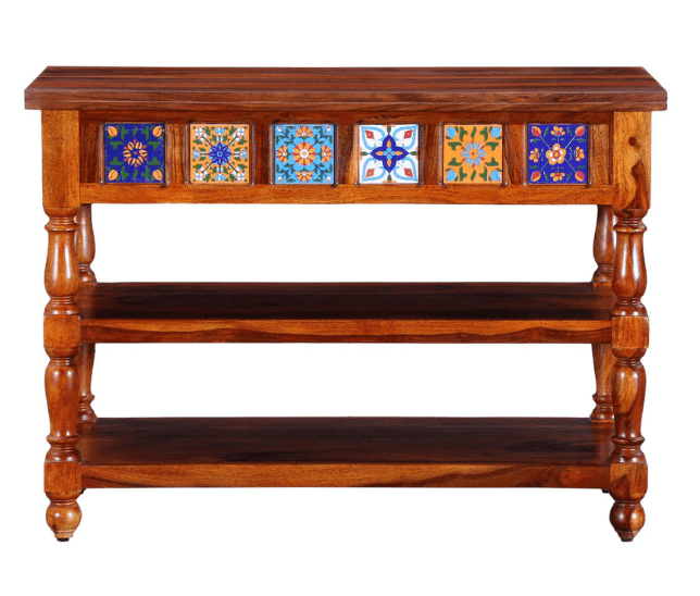 Sheesham Wood console table - Ouch Cart