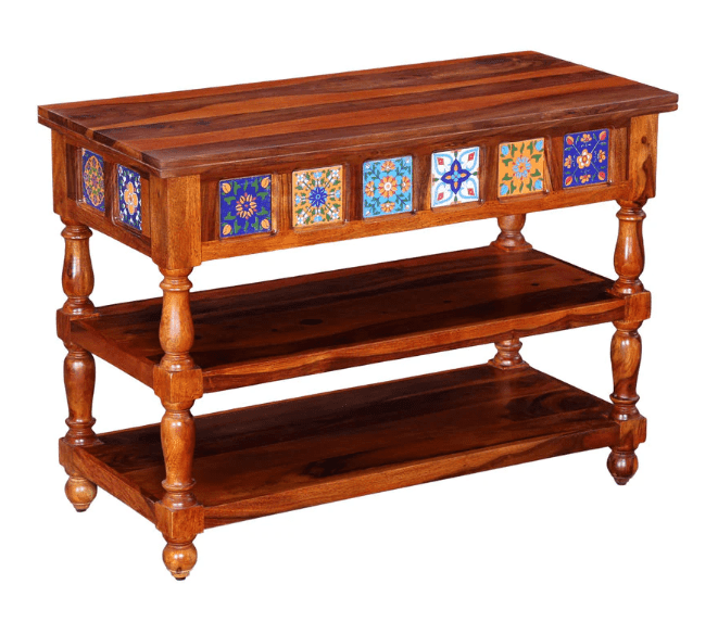 Sheesham Wood console table - Ouch Cart