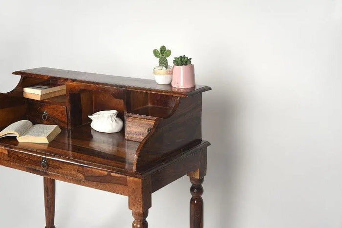 Sheesham Wood Inaaya Study Cum Computer Table - Ouch Cart
