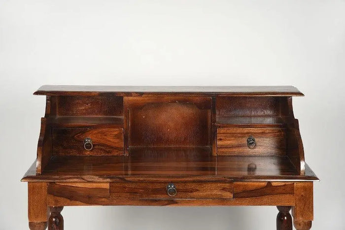 Sheesham Wood Inaaya Study Cum Computer Table - Ouch Cart
