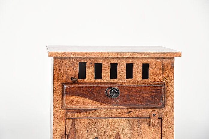 Sheesham Wood Nabah Side Table - Ouch Cart