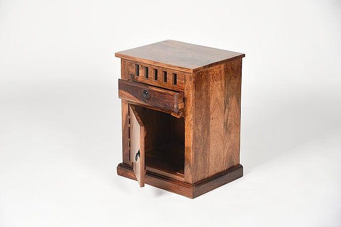 Sheesham Wood Nabah Side Table - Ouch Cart