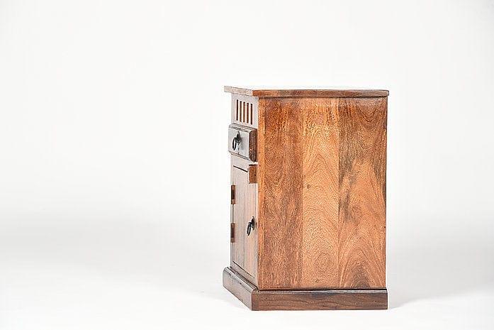 Sheesham Wood Nabah Side Table - Ouch Cart