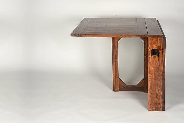 Sheesham Wood Neevan Foldable Table - Ouch Cart
