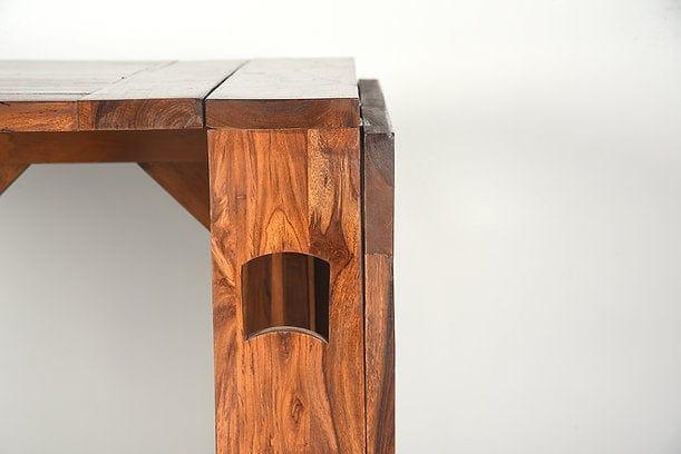 Sheesham Wood Neevan Foldable Table - Ouch Cart