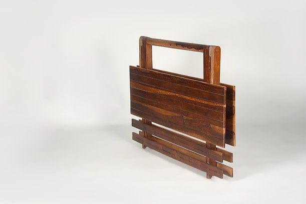 Sheesham Wood Neysa Foldable Table - Ouch Cart