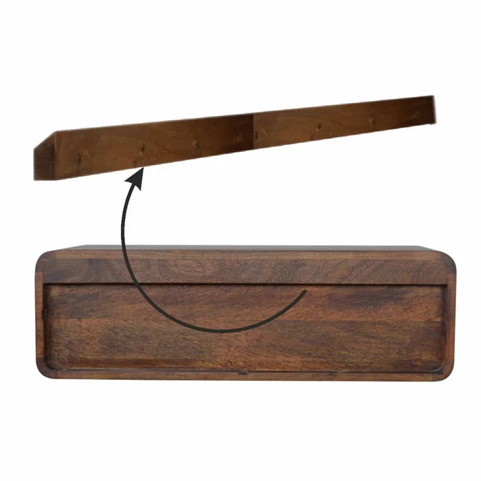 Sho Solid Wood Console Table Ouch Cart