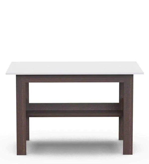 Sho Study Table Desk in Wenge & White Finish - Ouch Cart
