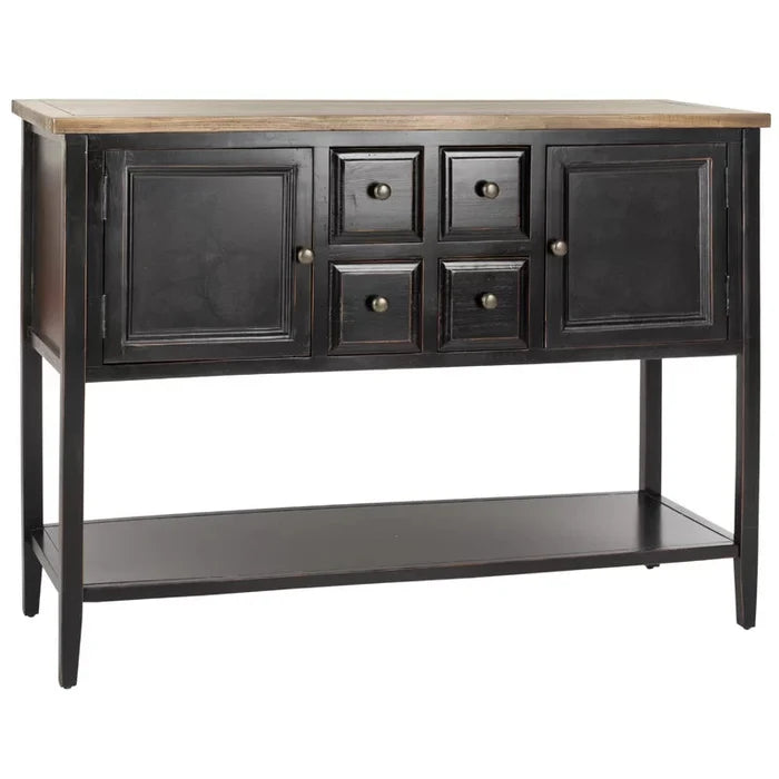 Shun  Solid Wood Top Console Table Ouch Cart