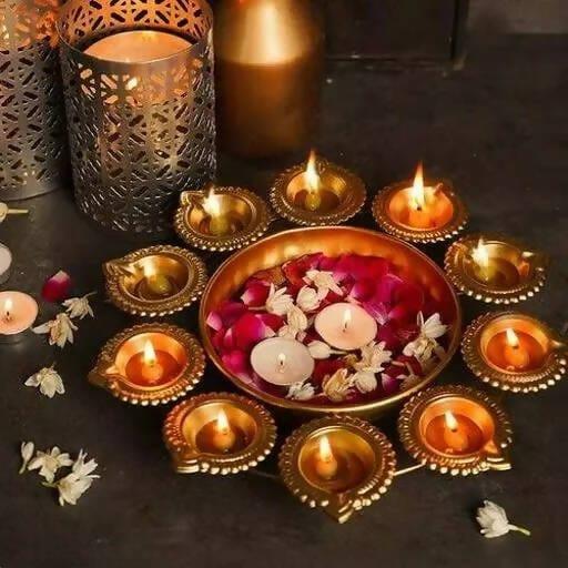 Single Diya Urli. - Ouch Cart