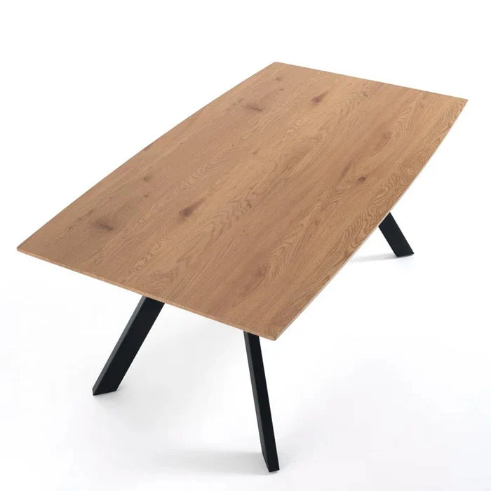 Skye Solid Oak Dining Table ouch cart