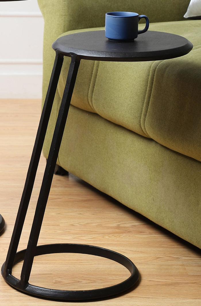 Slanted Nesting Tables by Décor de Maison in Raw Antique Gold Finish small size M.M.I. OVERSEAS