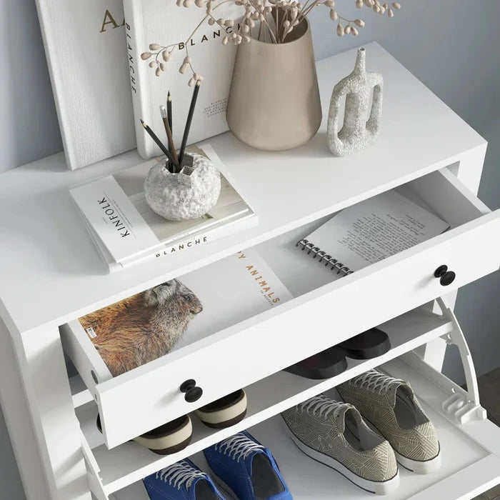 "Sleek & Stylish Shoe Storage Cabinet: Keep Your Entryway Neat and Organized" ouch cart