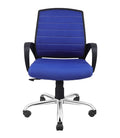 Smart Ergonomic Chair With Breathable Blue Mesh Fabric - Ouch Cart | Ouch cart