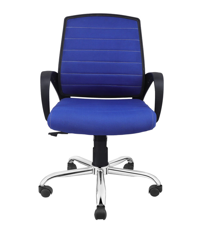 Smart Ergonomic Chair With Breathable Blue Mesh Fabric - Ouch Cart | Ouch cart