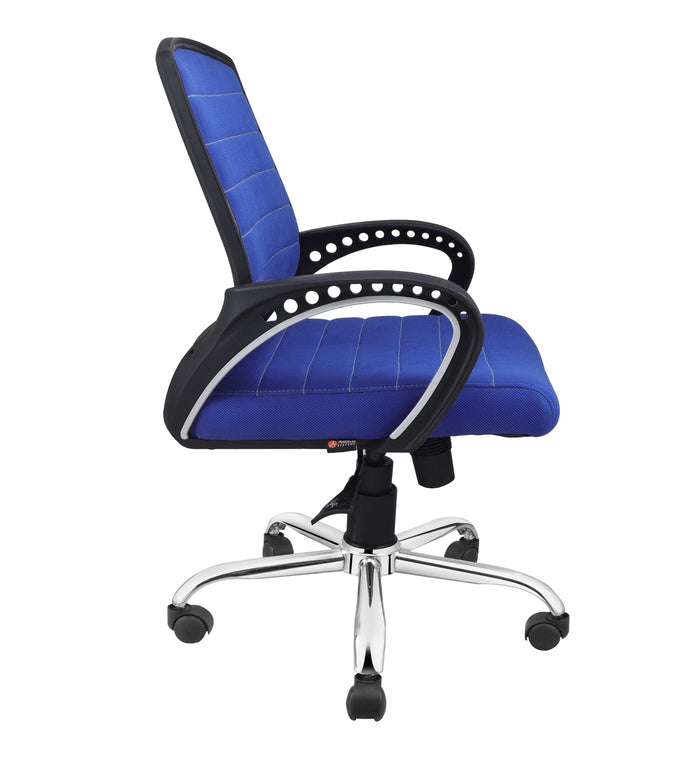 Smart Ergonomic Chair With Breathable Blue Mesh Fabric - Ouch Cart