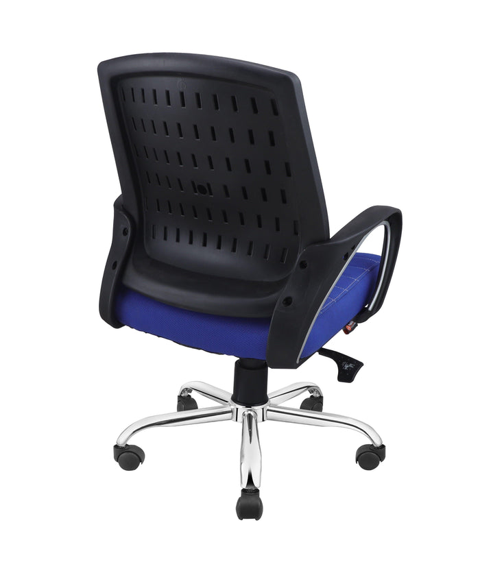 Smart Ergonomic Chair With Breathable Blue Mesh Fabric - Ouch Cart | Ouch cart
