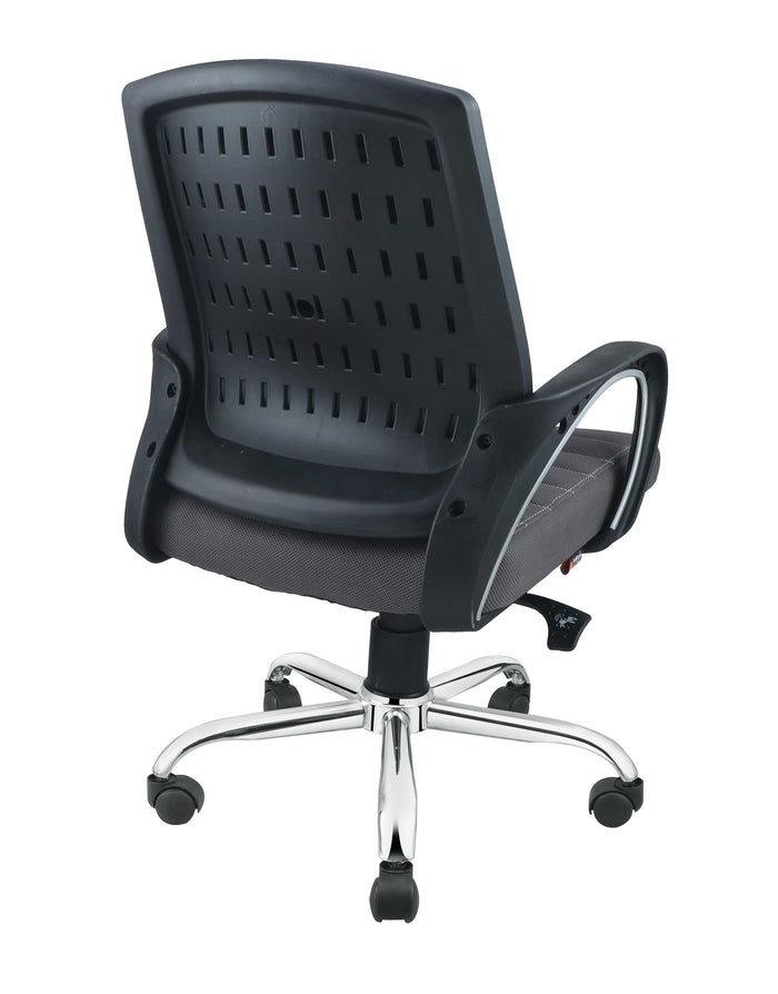 Smart Ergonomic Chair With Breathable Grey Mesh Fabric - Ouch Cart | Office chair | Study chair | Executive chair