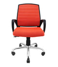 Smart Ergonomic Chair With Breathable Orange Mesh Fabric - Ouch Cart | Office chair