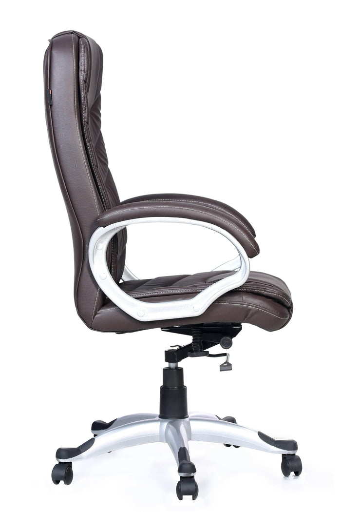 Smart Executive Chair in Brown Colour by Adiko Systems - Ouch Cart  | Office chair | Study chair