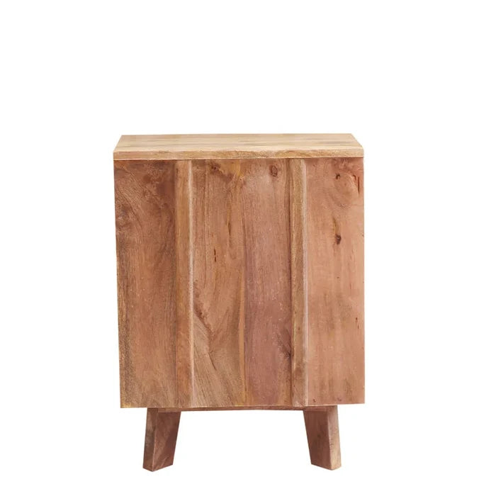 Snowdrop Solid Wood Bedside Table Ouch Cart