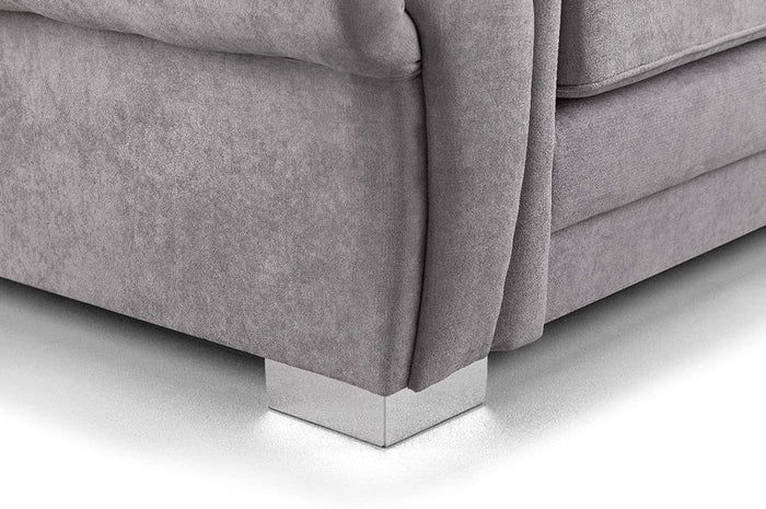 Sofa Verona Fabric Corner Sofa -Grey, Armchair) - Ouch Cart