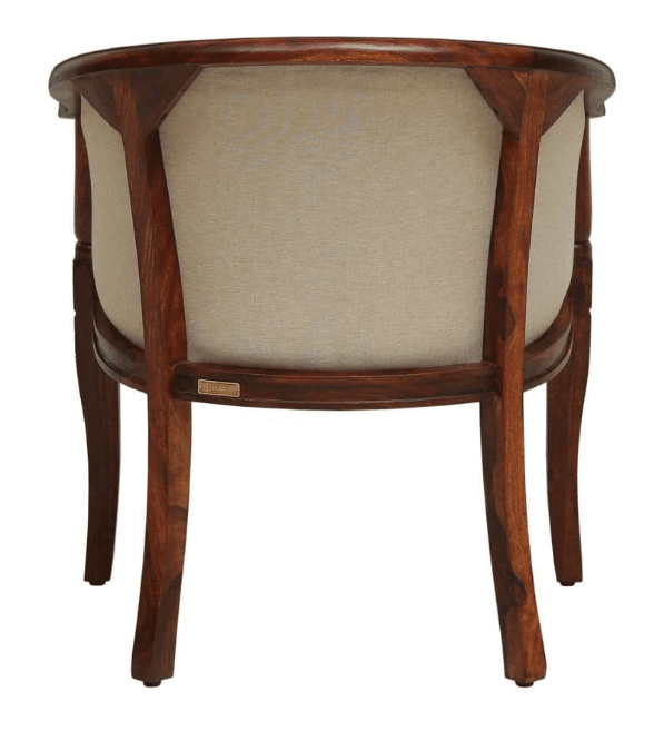 Solid Sheesham Wood Armchair For Living Room , Bedroom - Ouch Cart | Wing chair