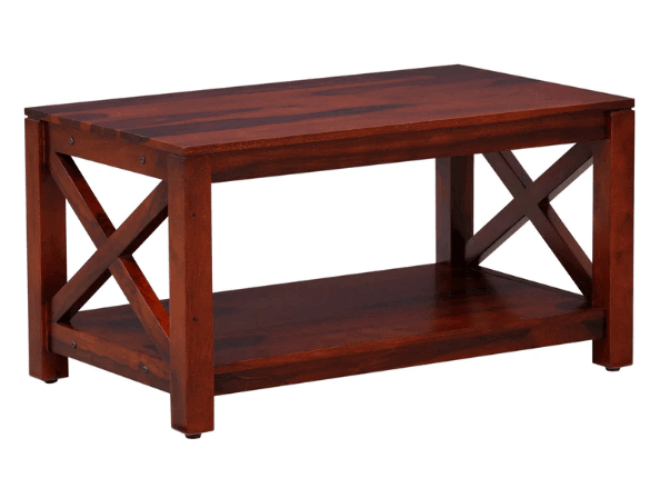 Solid Sheesham Wood Coffee Table - Ouch Cart
