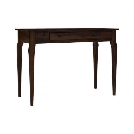 Solid Sheesham Wood Modern Console Table (Standard, Walnut Finish) - Ouch Cart