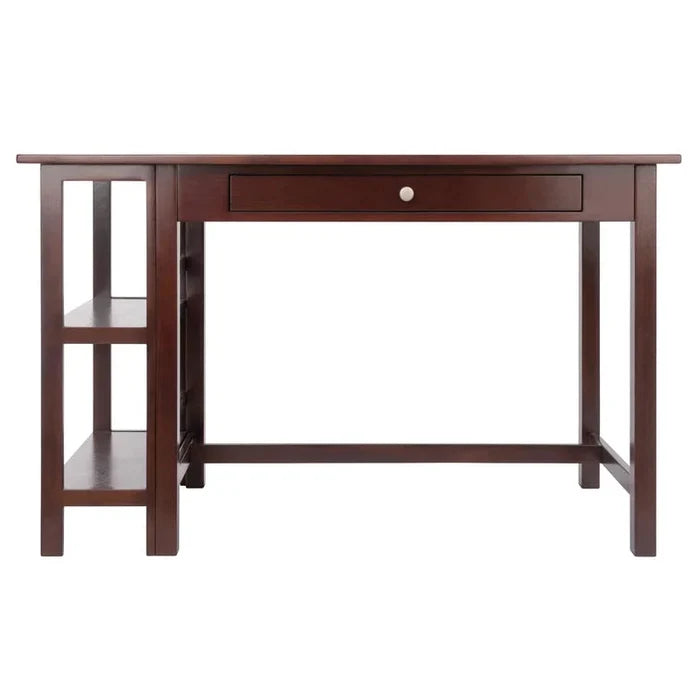 Solid Wood Base Writing Desk Ouch Cart