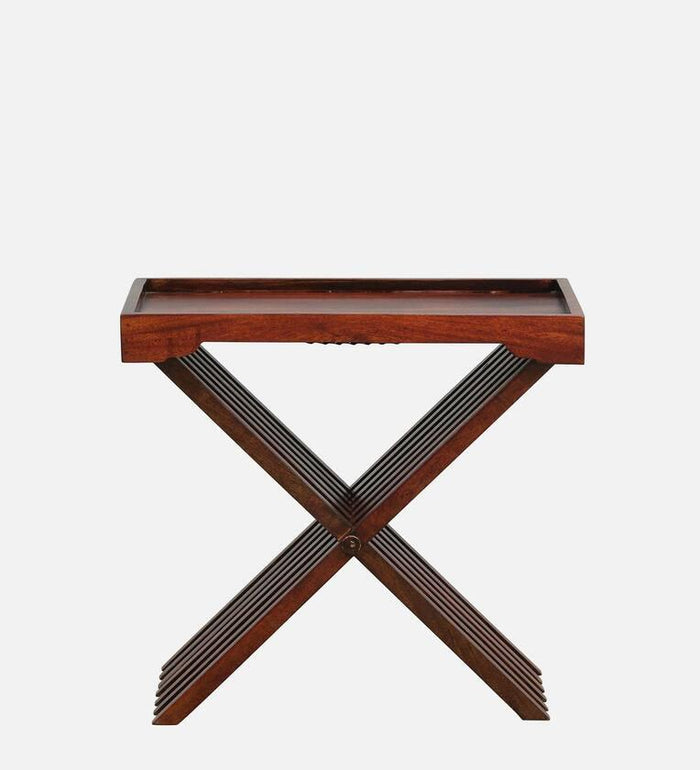 Solid Wood Coffee Table In Honey Oak Finish - Ouch Cart