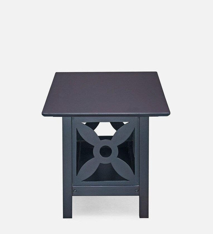 Solid Wood Coffee Table in Walnut Finish With Drawers - Ouch Cart