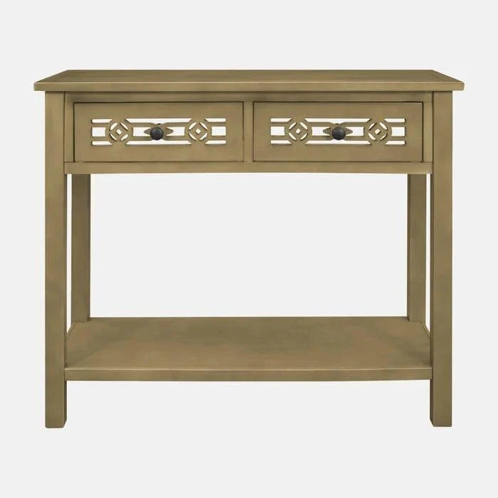 Solid Wood Console Tabl - Ouch Cart