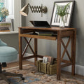 Solid Wood Top Writing Desk ouch cart