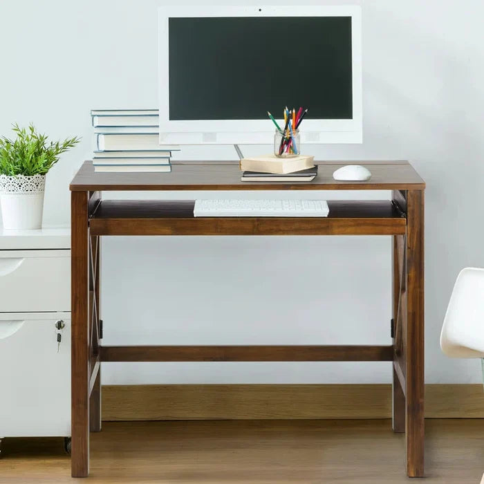 Solid Wood Top Writing Desk ouch cart