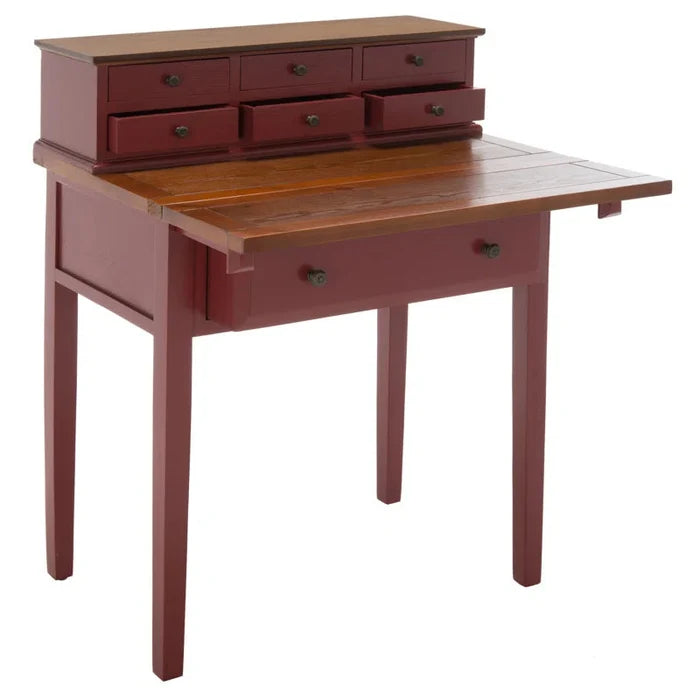 Solid Wood Writing Desk ouch cart