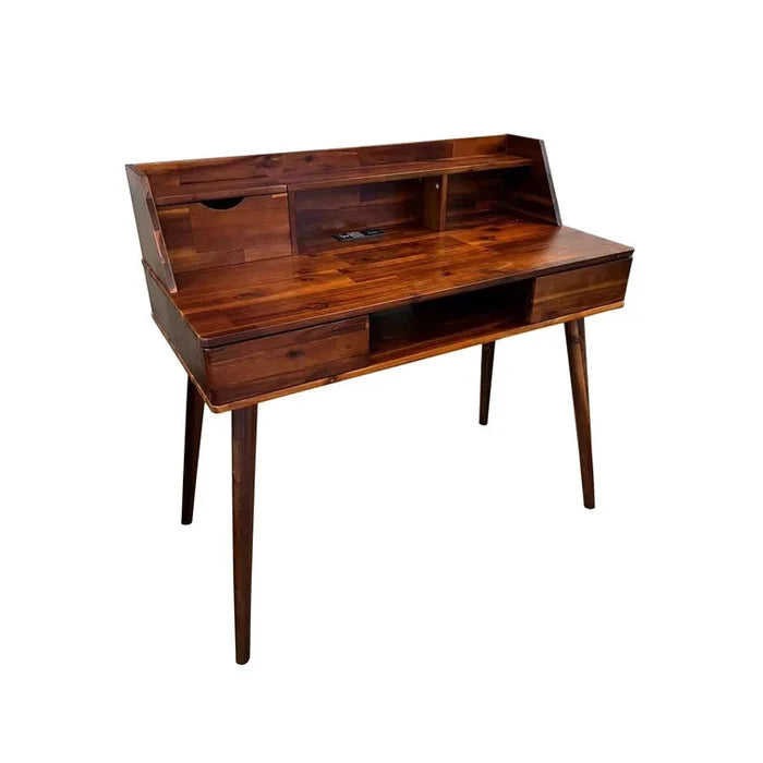 solid Wood Writing Desk ouch cart