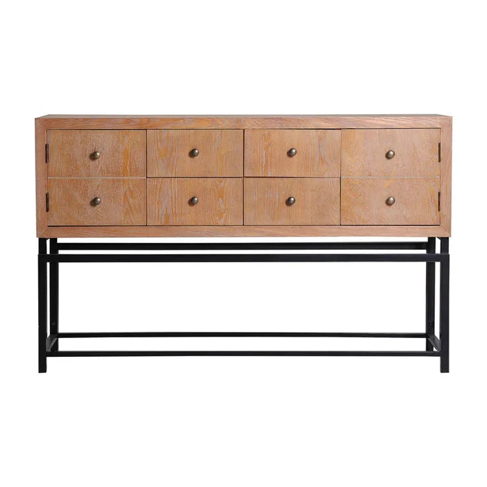 Sota  Solid Wood Top Console Table Ouch Cart