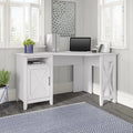 "Spacious 54'' Corner Desk for Optimized Workspace" Ouch Cart