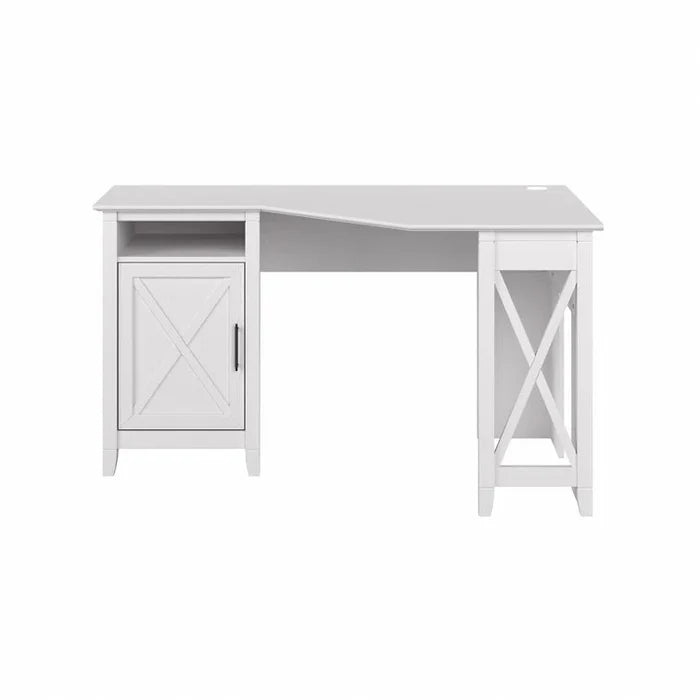 "Spacious 54'' Corner Desk for Optimized Workspace" Ouch Cart