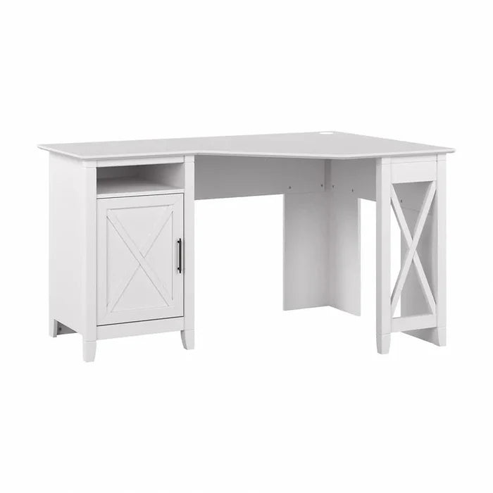 "Spacious 54'' Corner Desk for Optimized Workspace" Ouch Cart
