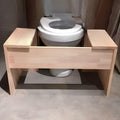 Squatting Wooden Platform/Squat Potty Stool For Toilet By Miza - Ouch Cart